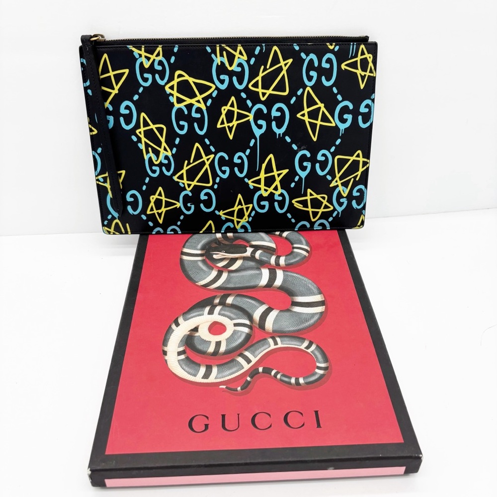 Gucci Ghost Graffiti Pouch - image 1